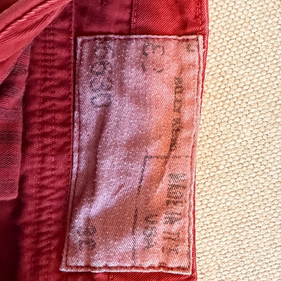 Billy Reid red shorts made in USA - Picture 2 of 2